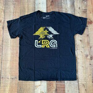 LRG Mens Size Large Black Graphic Short Sleeve Crewneck T-Shirt